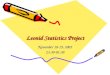 Leonid Statistics Project November 18-19, 2003 23:30-01:30