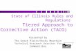 State of Illinois Rules and Regulations Tiered Approach to Corrective Action (TACO) Presented by The Great Plains/Rocky Mountain Technical Outreach Services