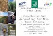NON-FOOD OPTIONS at FARM LEVEL Greenhouse Gas Accounting for Non-Food Options (A web-based approach of LCA modelling) Hannes Peter Schwaiger JOANNEUM RESEARCH