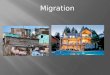 Migration.  Emigration - leaving one's country or region (of birth) to settle in another permanently  Emigrants are the ones who consider the push factors