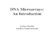 DNA Microarrays: An Introduction Jochen Mueller mueller@umbi.umd.edu