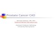Prostate Cancer CAD Michael Feldman, MD, PhD feldmanm@mail.med.upenn.edu Assistant Professor Pathology University Pennsylvania