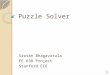 Puzzle Solver Sravan Bhagavatula EE 638 Project Stanford ECE