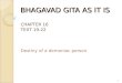 BHAGAVAD GITA AS IT IS CHAPTER 16 TEXT 19-22 Destiny of a demoniac person 1