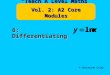 © Christine Crisp “Teach A Level Maths” Vol. 2: A2 Core Modules 6: Differentiating