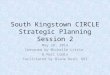 South Kingstown CIRCLE Strategic Planning Session 2 May 28, 2014 Convened by Michelle Little & Marc Ladin Facilitated by Diane Kern, URI 1
