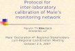 Protocol for inter-laboratory calibration of Male’s monitoring network Nguyen Thi Kim Oanh EEM/SERD, AIT Male’ Declaration 4 th Regional Stakeholders-cum-