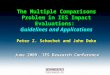 The Multiple Comparisons Problem in IES Impact Evaluations: Guidelines and Applications Peter Z. Schochet and John Deke June 2009, IES Research Conference