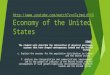 Http://  Economy of the United States SSWG8 The student will describe the