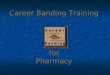 Career Banding Training for Pharmacy. Objectives Understand the basic structure of career banding Understand the basic structure of career banding Understand