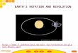 Http:// EARTH’S ROTATION AND REVOLUTION