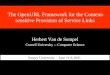 The OpenURL Framework for the Context- sensitive Provision of Service Links Herbert Van de Sompel Cornell University -- Computer Science Emory University