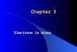 Chapter 5 Electrons in Atoms. Bohr model of the atom