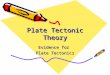 Plate Tectonic Theory Evidence for Plate Tectonics