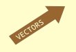 VECTORS. A vector is a quantity that has both magnitude and direction. It is represented by an arrow. The length of the vector represents the magnitude
