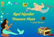 Real Number Treasure Hunt 7 th grade Review Level One >>>> >>>>