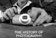 THE HISTORY OF PHOTOGRAPHY BY MEG DEAN. Pinhole Camera A pinhole camera is a camera containing no lens. In a light proof box with a small hold on one