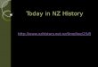Today in NZ History 