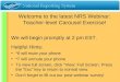 Welcome to the latest NRS Webinar: Teacher-level Carousel Exercise! We will begin promptly at 2 pm EST. Helpful Hints: *6 will mute your phone *7 will