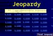 Jeopardy End Punctuation Addition Subtraction Fix It Contractions Q $100 Q $200 Q $300 Q $400 Q $500 Q $100 Q $200 Q $300 Q $400 Q $500 Final Jeopardy
