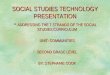 SOCIAL STUDIES TECHNOLOGY PRESENTATION §ADDRESSING THE 7 STRANDS OF THE SOCIAL STUDIES CURRICULUM §UNIT: COMMUNITIES §SECOND GRADE LEVEL §BY: STEPHANIE