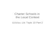 Charter Schools in the Local Context EDS/Soc 126: Topic 10 Part 2