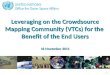1 Leveraging on the Crowdsource Mapping Community (VTCs) for the Benefit of the End Users 16 November 2011