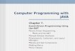 Computer Programming with JAVA Chapter 7. Event-Driven Programming Using the AWT Event-Driven Programming GUIs and the AWT Simple Window Interfaces Components,