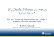 Big Deals: Where do we go from here? ALCTS Continuing Resources Section College & Research Libraries Interest Group Beth Bernhardt Electronic Resources