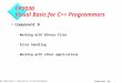 Component 8a, Slide 1 CP2030 Copyright © University of Wolverhampton CP2030 Visual Basic for C++ Programmers v Component 8 – Working with Binary Files