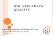 WSLS/ISES D ATA Q UALITY Data Management and Reporting Team Wisconsin Department of Public Instruction