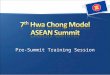 Pre-Summit Training Session. Daryn Koh Secretary-General