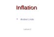 InflationInflation Andrei Linde Lecture 2. Inflation as a theory of a harmonic oscillator Eternal Inflation