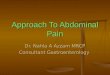 Approach To Abdominal Pain Dr. Nahla A Azzam MRCP Consultant Gastroenterology