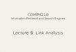 COMP4210 Information Retrieval and Search Engines Lecture 9: Link Analysis
