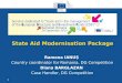 State Aid Modernisation Package Ramona IANU Country coordinator for Romania, DG Competition Diana BARGLAZAN Case Handler, DG Competition 1