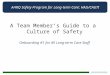 AHRQ Safety Program for Long-term Care: HAIs/CAUTI A Team Member’s Guide to a Culture of Safety Onboarding #1 for All Long-term Care Staff