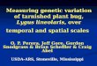 Measuring genetic variation of tarnished plant bug, Lygus lineolaris, over temporal and spatial scales O. P. Perera, Jeff Gore, Gordon Snodgrass & Brian