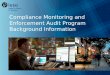 Compliance Monitoring and Enforcement Audit Program Background Information