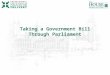 Taking a Government Bill Through Parliament.  PRIMARY LEGISLATION Public – Government Bills Public – Private Members’ Bills