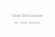 Case Discussion Dr. Raid Jastania. A 65-year-old man presented to the emergency room with a recent (4-hour) history of severe chest pain radiating to