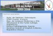 Languages Through Culture EOI de Avilés 2005-2008 Centros asociados: Ayto. de Sabinov, Eslovaquia. CFPP Yvetot, Francia Dep. de Lenguas Modernas y ESL