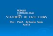 STATEMENT OF CASH FLOWS Por: Prof. Orlando Seda Ayala MODULO CONTABILIDAD 214