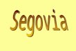 SegoviaCastilla y León 222 B.C. – 411 A.D: Roman city 711 – 1073 century: Moslem / Arab speaking 15 th century: wool / La Mesta 16 th century: home of