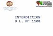 Alberto Castillo INTERDICCION D.L. N° 1100 DIRECCION REGIONAL DE ENERGIA Y MINAS DE JUNIN