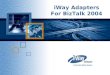 Copyright © 2001 iWay Software 1 iWay Adapters For BizTalk 2004