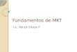 Fundamentos de MKT Lic. Renzo Olcese F. Plan de Marketing El Plan de mkt es un documento escrito en la que se establece las estrategias y acciones de