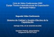 Ciclo de Video Conferencias 2002 Equipo Técnico Interinstitucional de Capacitación del Sector Público Segunda Video Conferencia Sistema de Calidad y Gestión