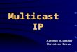 Multicast IP Alfonso Alvarado Christian Bravo. Multicast IP Una dirección de multicast es un identificador para un grupo de nodos Se expande significativamente