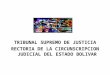 TRIBUNAL SUPREMO DE JUSTICIA RECTORIA DE LA CIRCUNSCRIPCION JUDICIAL DEL ESTADO BOLIVAR